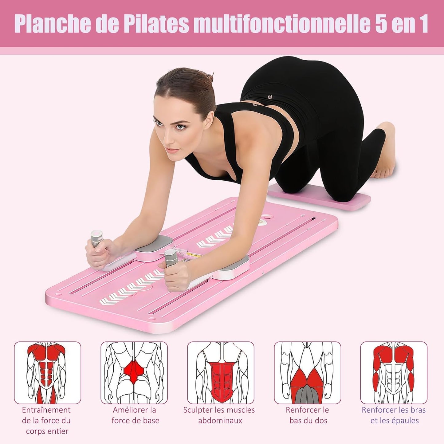 Planche Pilates 5-en-1