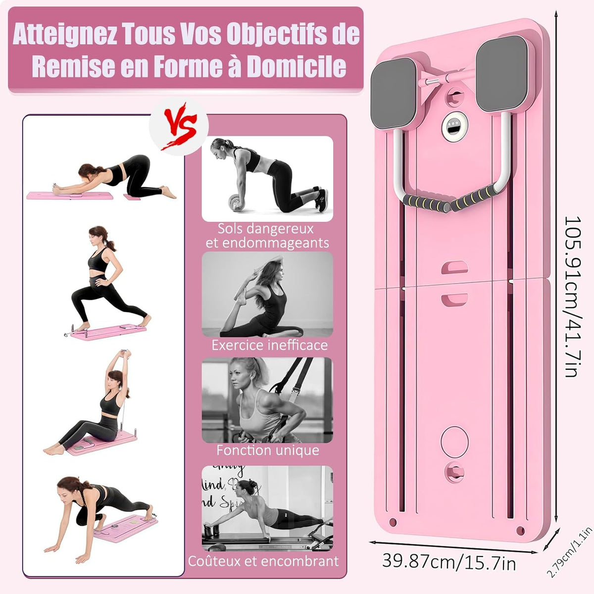 Planche Pilates 5-en-1