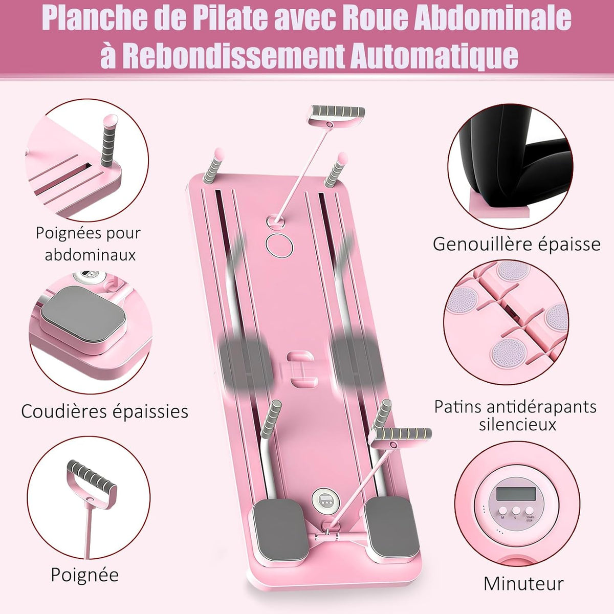 Planche Pilates 5-en-1