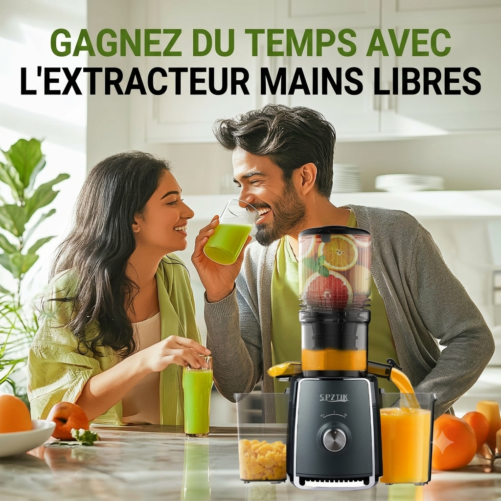 Extracteur de Jus à Pression Lente