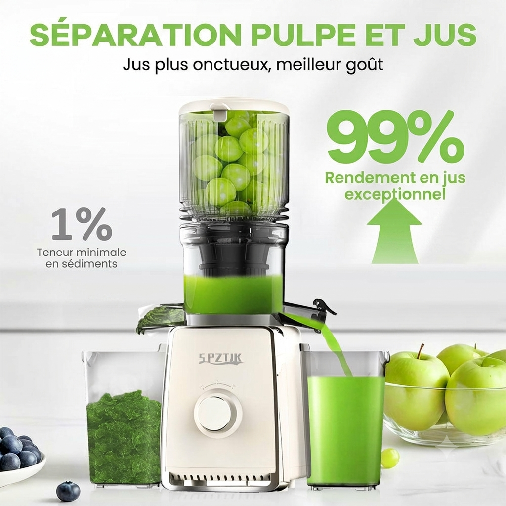 Extracteur de Jus à Pression Lente