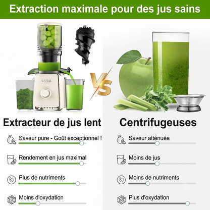 Extracteur de Jus à Pression Lente