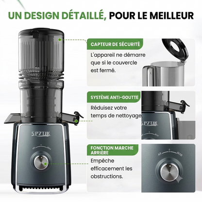 Extracteur de Jus à Pression Lente